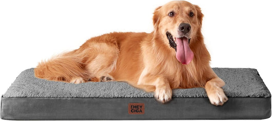 XL Orthopedic Dog Bed I Washable Crate Mat