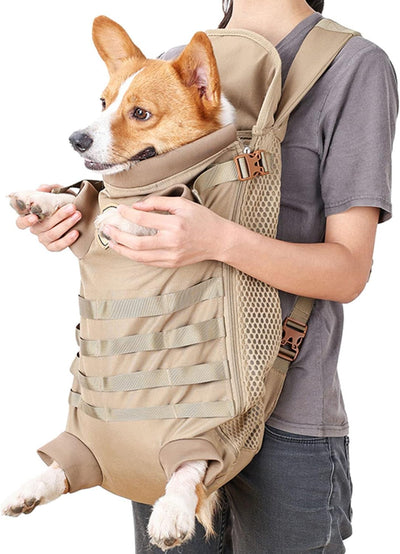 Dog Carrier Backpack | Tactical Pet Backpack for Medium Large Dogs