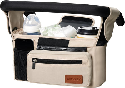 Universal Stroller Organizer Bag With Insulated Cupholder