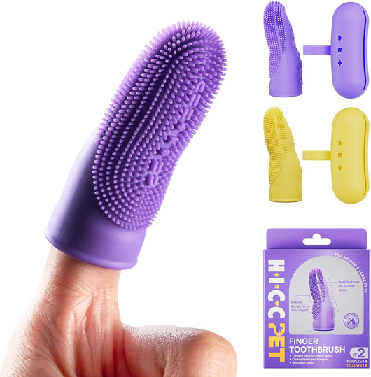 Dog Finger Toothbrush for Teeth Cleaning