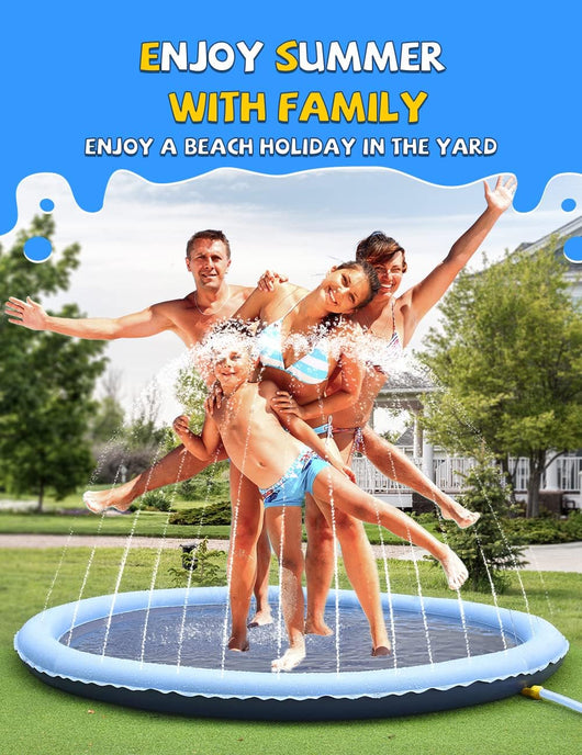 Non-Slip Dog Splash Pad for Summer Fun
