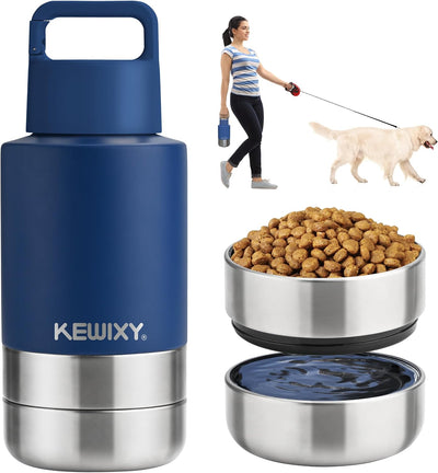 Insulated 3-in-1 Dog Travel Water Bottle Set