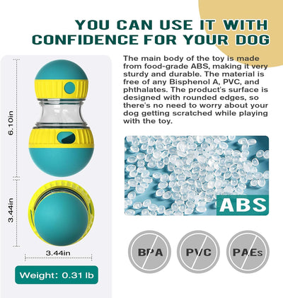 Adjustable Dog Treat Dispensing Puzzle Toy Ball
