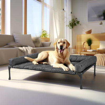 Veehoo Cooling Dog Mat With Bolster Cushion