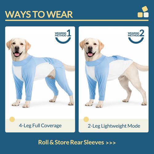 Big Dog Cooling Suit I UV Protection Blue color