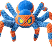Squeaky Spider Tug Toy for Busy Dogs