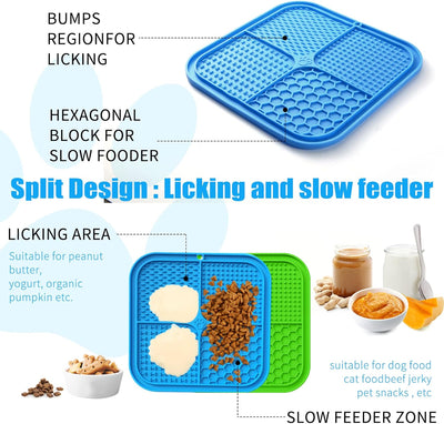 Dog Lick Mat with Suction Cups