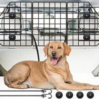 Adjustable Dog Car Safety Barrier Cargo Divider Mesh