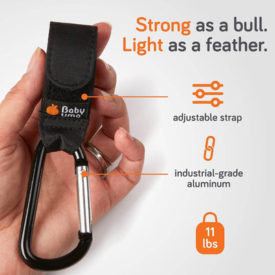 Universal Stroller Hooks For Bags With Carabiners