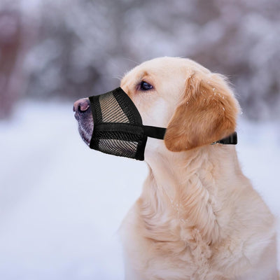 Soft Mesh Dog Muzzle for Medium Training Dogs