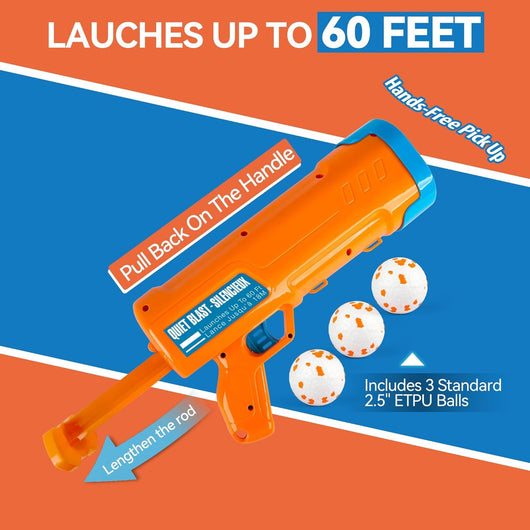 Dog Ball Launcher With 3 ETPU Balls