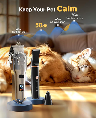 Waterproof Dog Grooming Clipper Kit