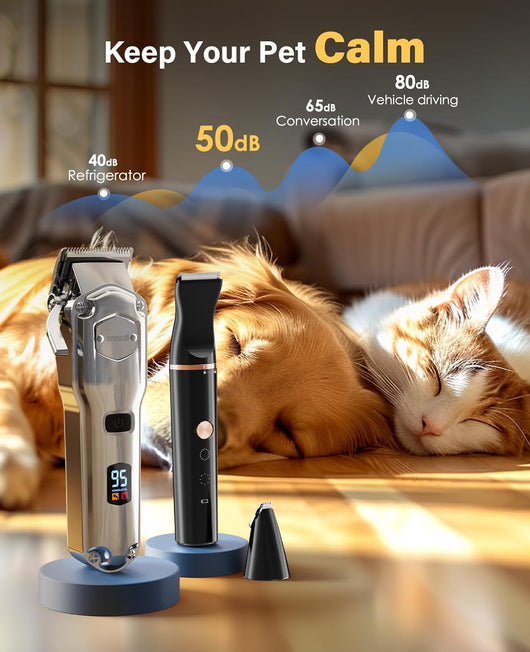 Waterproof Dog Grooming Clipper Kit