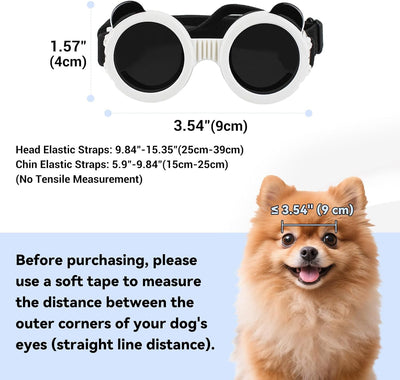 Dog Sunglasses UV Protection Cute Small Dogs