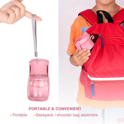 Foldable Dog Water Bottle with Travel Cup