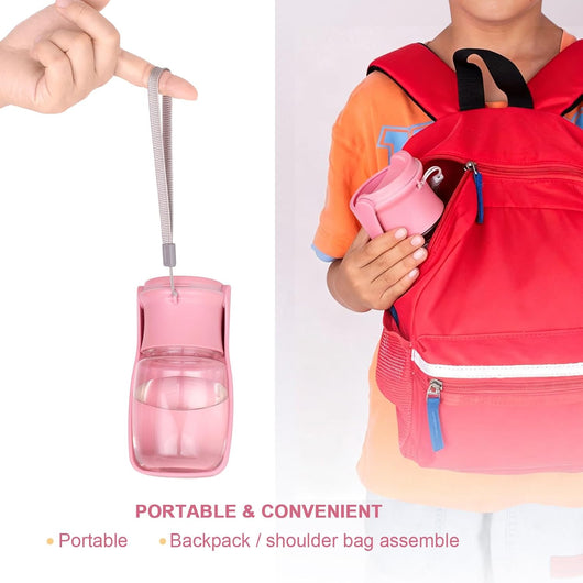 Foldable Dog Water Bottle with Travel Cup