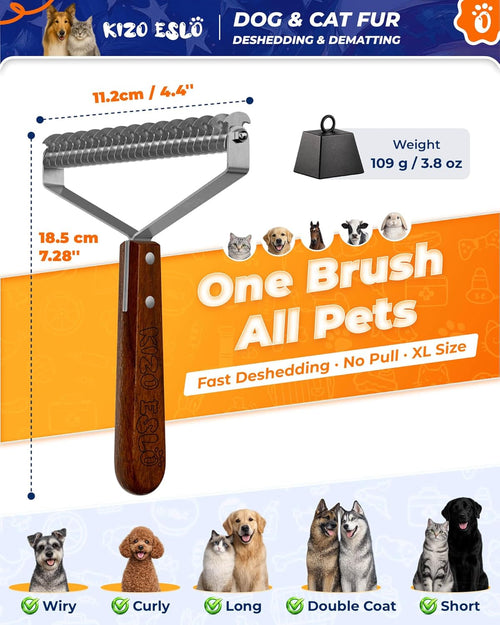 Extra Large Undercoat Rake for Dogs