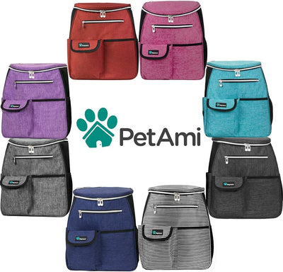 Dog Travel Backpack | Airline Approved Pet Travel Bag with Food Containers