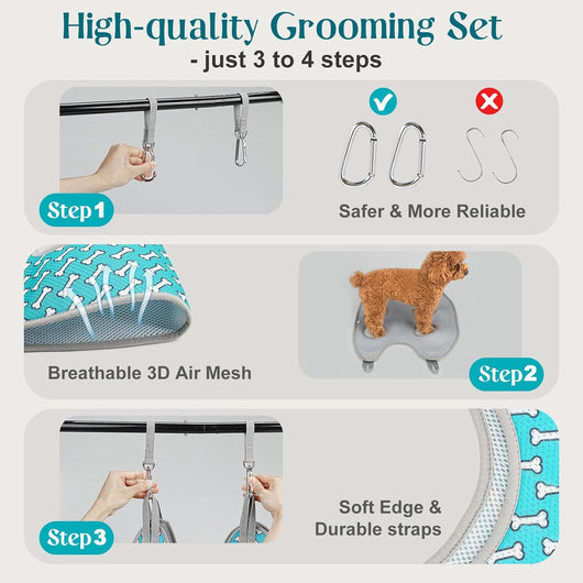 Breathable Pet Grooming Hammock Nail Trimming Sling