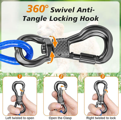 30FT Heavy Duty Dog Chain Tie Out Cable
