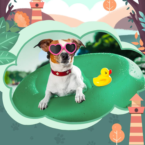 Small Dog Heart Sunglasses UV Protection Goggles
