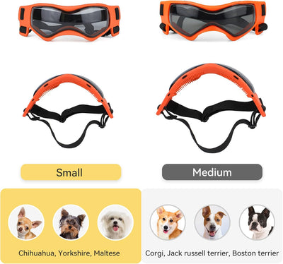 Dog Sunglasses UV Protection Adjustable Small Dogs