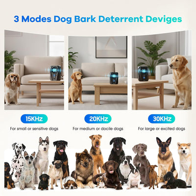 Ultrasonic Dog Bark Deterrent 50FT
