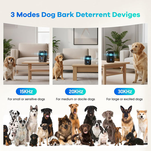 Ultrasonic Dog Bark Deterrent 50FT