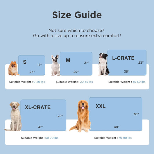 Bedsure Cooling Dog Mat For Crate Comfort