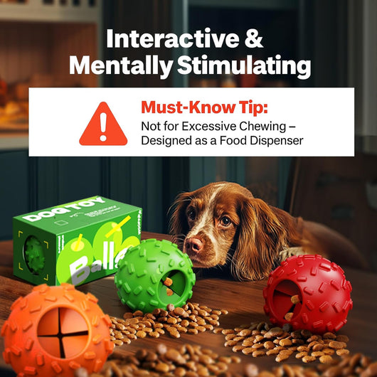 Interactive Treat Dispensing Puzzle Ball for Dogs