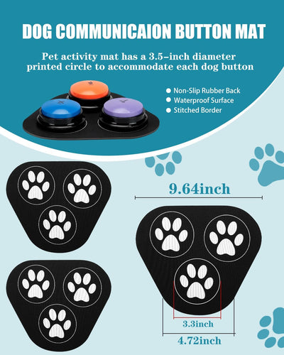 Dog Talking Buttons 9 Pack | Pet Communication Training Set