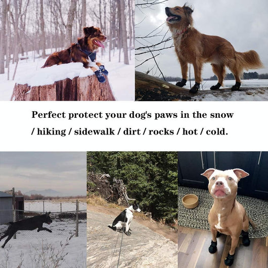 Dog Boots | Waterproof Anti-Slip Reflective Outdoor Shoes