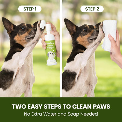 No-Rinse Pet Paw Foam Cleaner