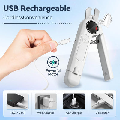 LED Dog Nail Clipper Grinder