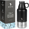 Insulated Dog Water Bottle with Travel Bowls