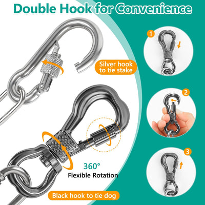 15FT Heavy Duty Dog Chain for Outside