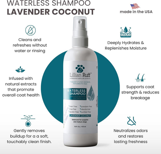 Waterless Dog Shampoo Spray For Freshness