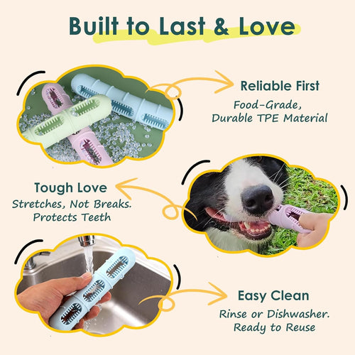 Stuffable Dog Toothbrush Chew Toy
