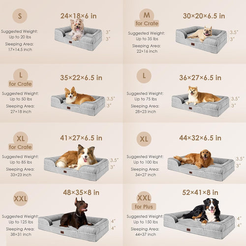 Orthopedic Dog Bed I XL Memory Foam