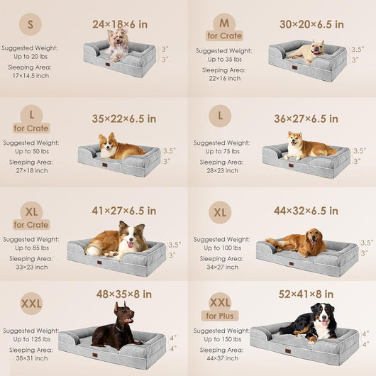 Orthopedic Dog Bed I XL Memory Foam