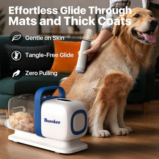 buenkee Dog Grooming Vacuum Clipper Kit