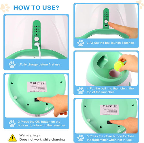 Automatic Ball Launcher | Mini Dog Fetch Machine
