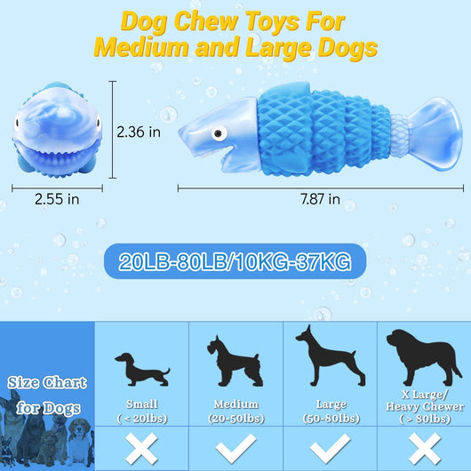 Shark Squeaky Chew Toy