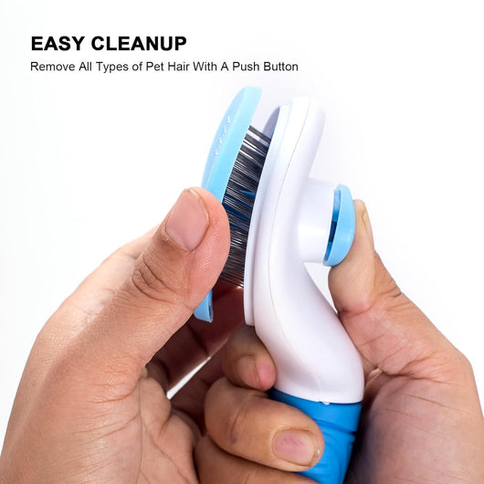 Self Cleaning Pet Grooming Brush For Shedding
