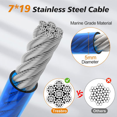 30FT Heavy Duty Dog Chain Tie Out Cable