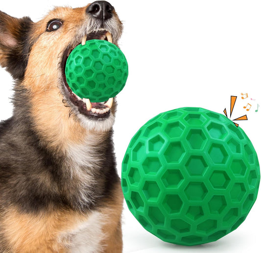 Indestructible Squeaky Dog Ball