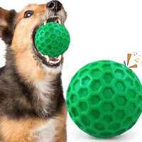 Indestructible Squeaky Dog Ball
