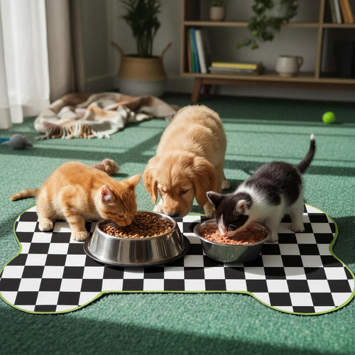 Buffalo Plaid Dog Placemat Mat 14x24
