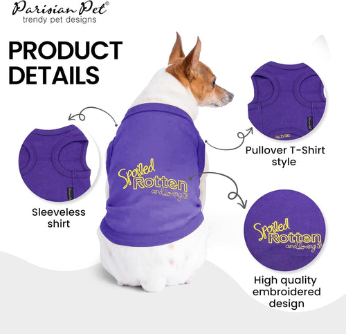 Big Dog I Purple Cotton Shirt Summer Outfit