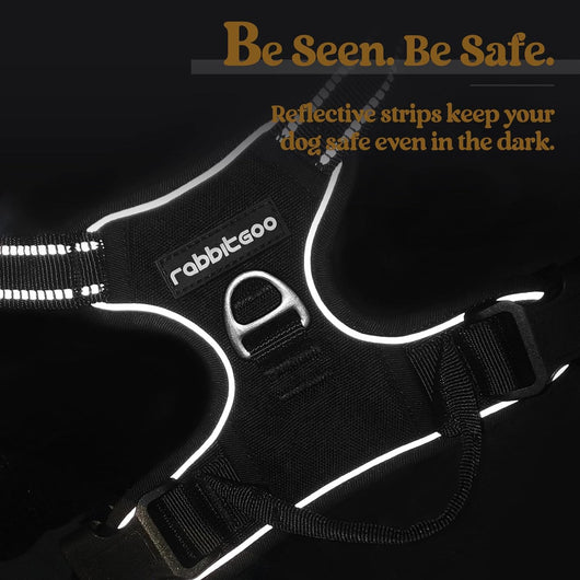 Reflective No-Pull Dog Harness With Control Handle